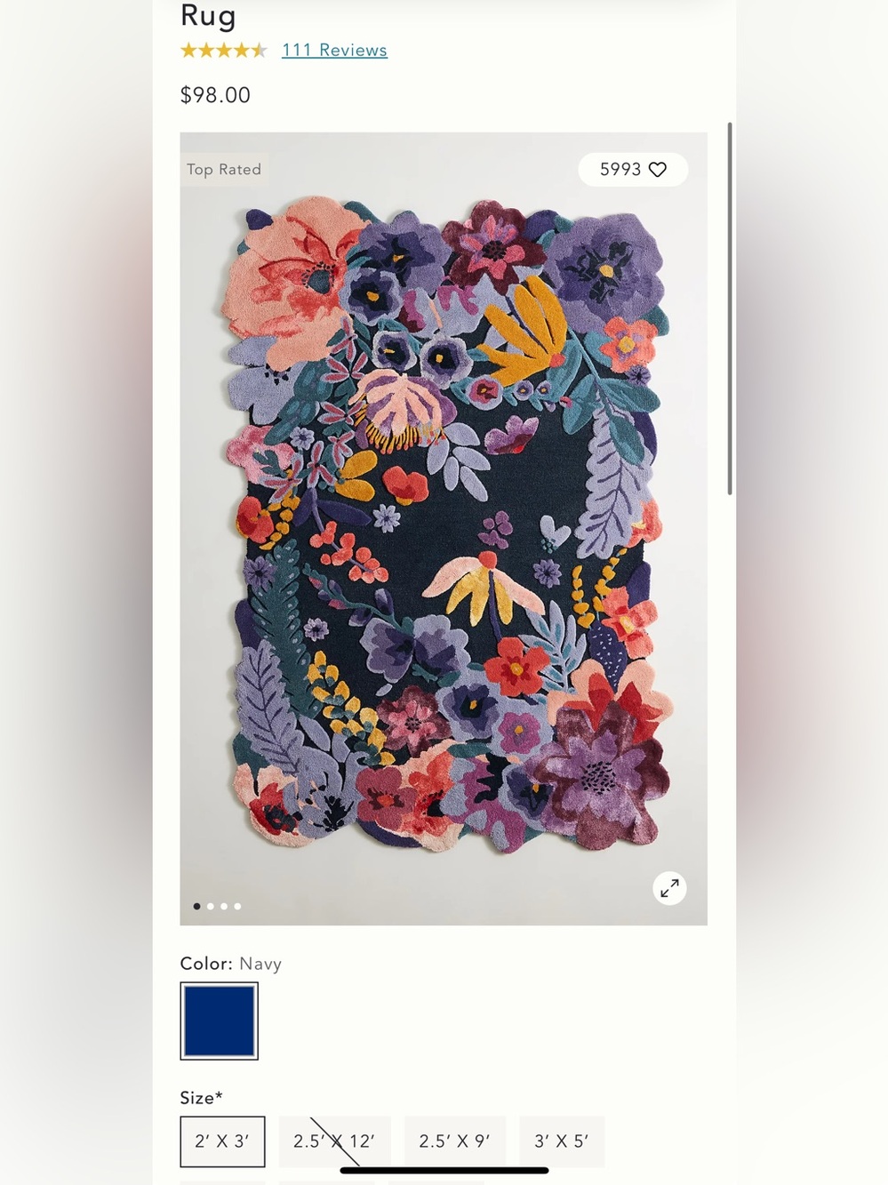 Anthro wool bath mat